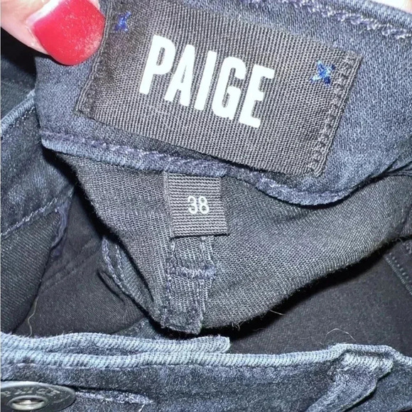 PAIGE Lennox Slim Fit Stretch Denim Jeans Men’s Size 38 Blue Designer - Picture 5 of 5